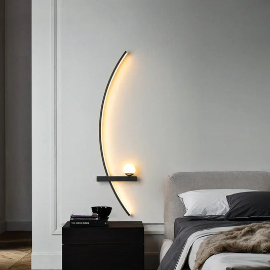Le Ruban – Applique LED à Rayures Lumineuses