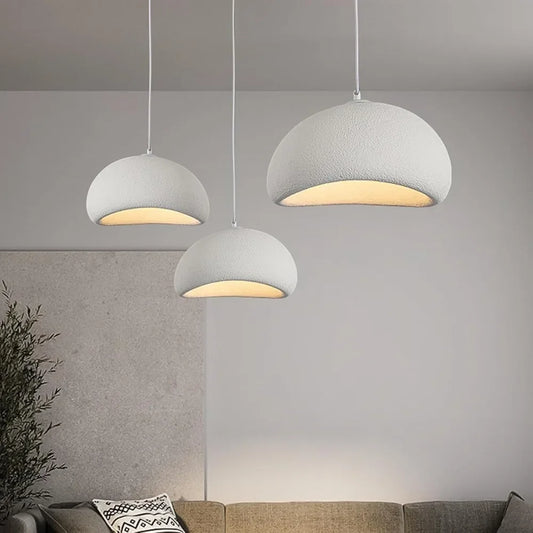 Le Galet – Suspension Japandi Blanche