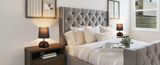 Le Minimal – Lampe de Chevet Moderne Noire