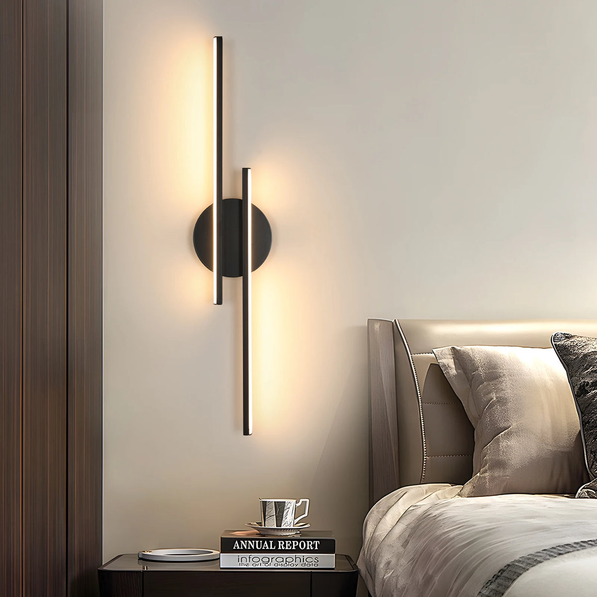 L'Onyx – Applique Murale LED Noire
