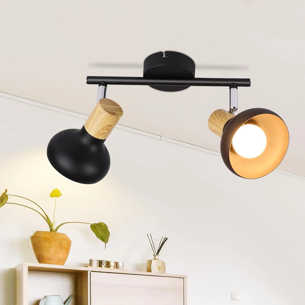 Le Régiment – Spot de Plafond Vintage Multi-Têtes