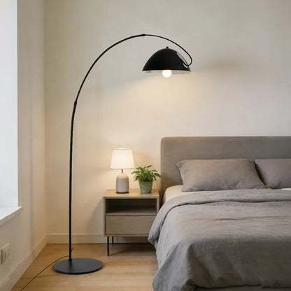 L'Arc Noir – Lampadaire Nordique 185cm