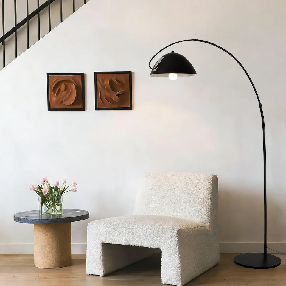L'Arc Noir – Lampadaire Nordique 185cm