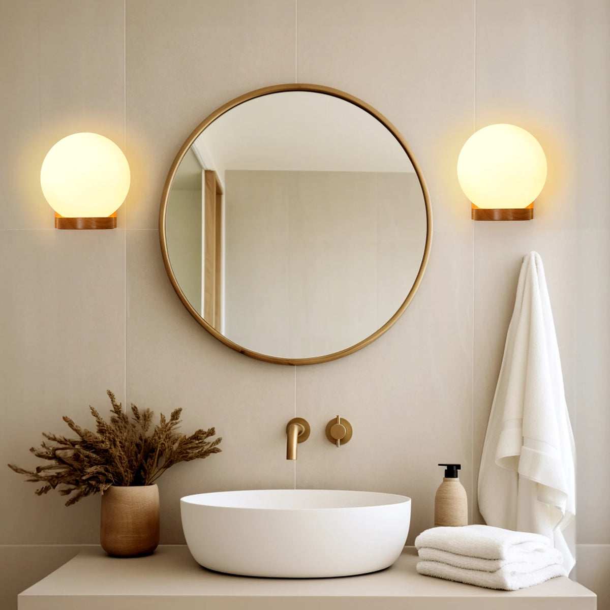 Le Cylindre – Applique Murale en Verre