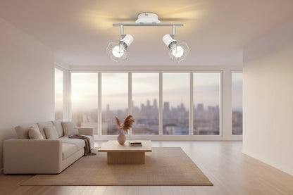 Le Duo – Spot de Plafond Double Flamme