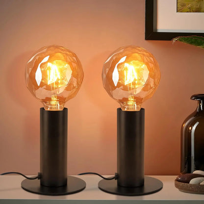 Le Veilleur – Lampe de Chevet Vintage Noire