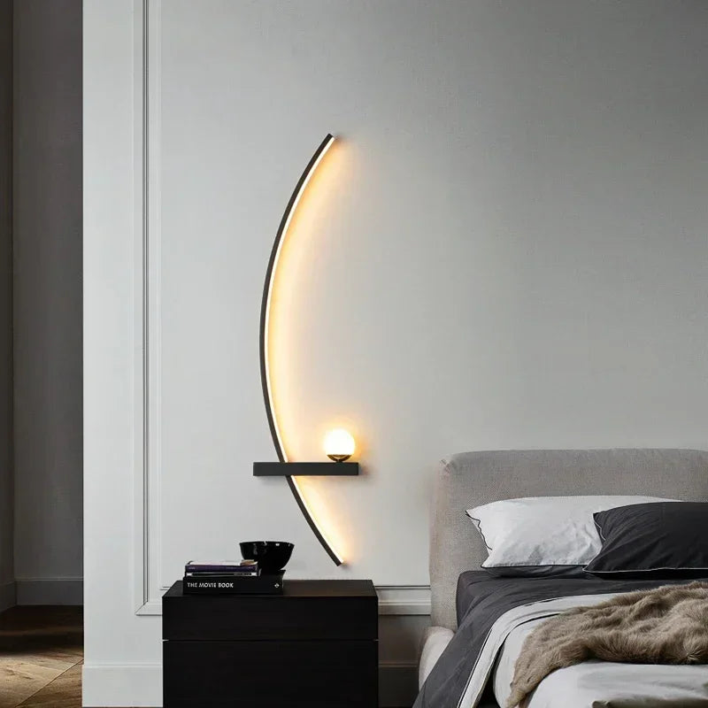 Le Ruban – Applique LED à Rayures Lumineuses