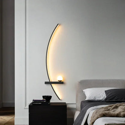Le Ruban – Applique LED à Rayures Lumineuses