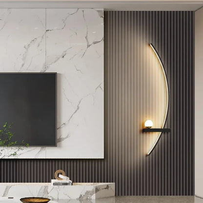 Le Ruban – Applique LED à Rayures Lumineuses