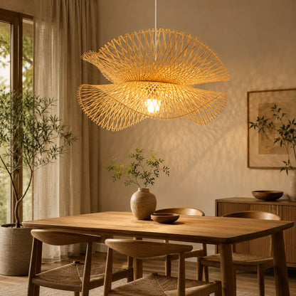 Le Kyoto – Suspension Bambou & Rotin 55cm