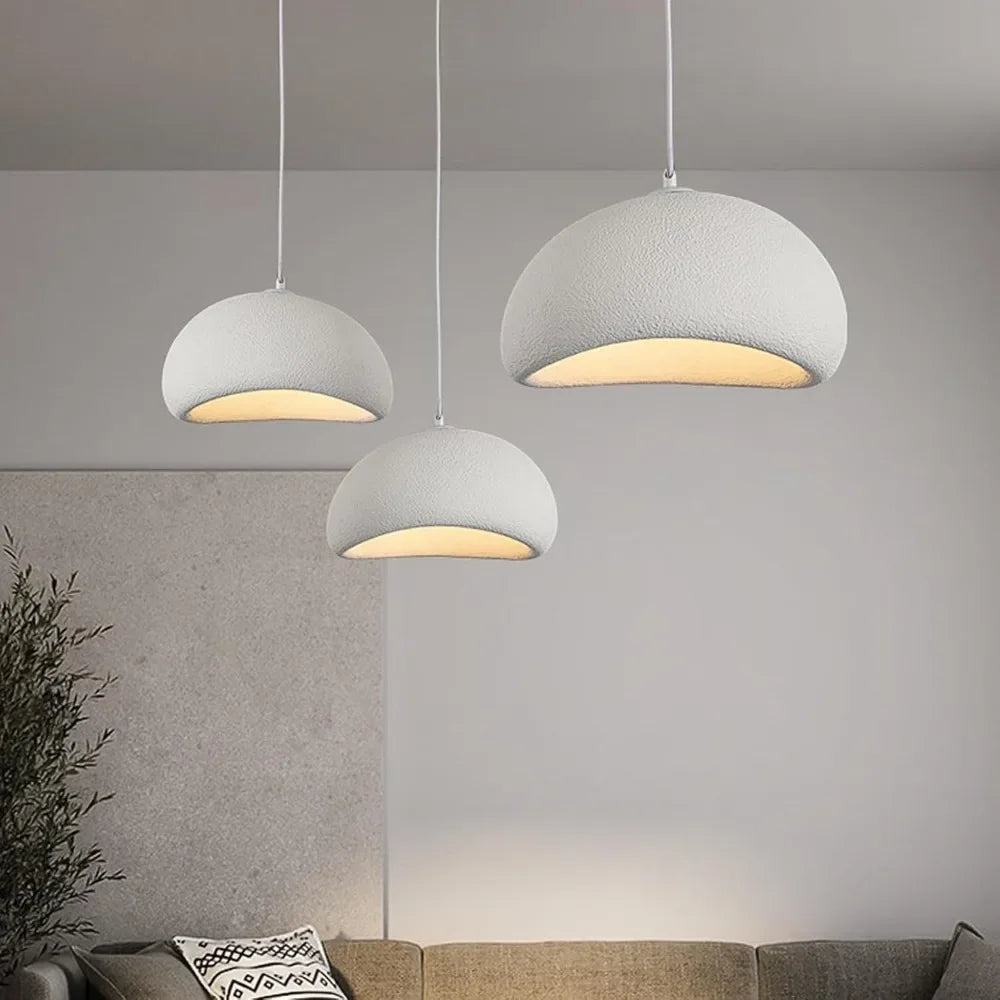 Le Galet – Suspension Japandi Blanche