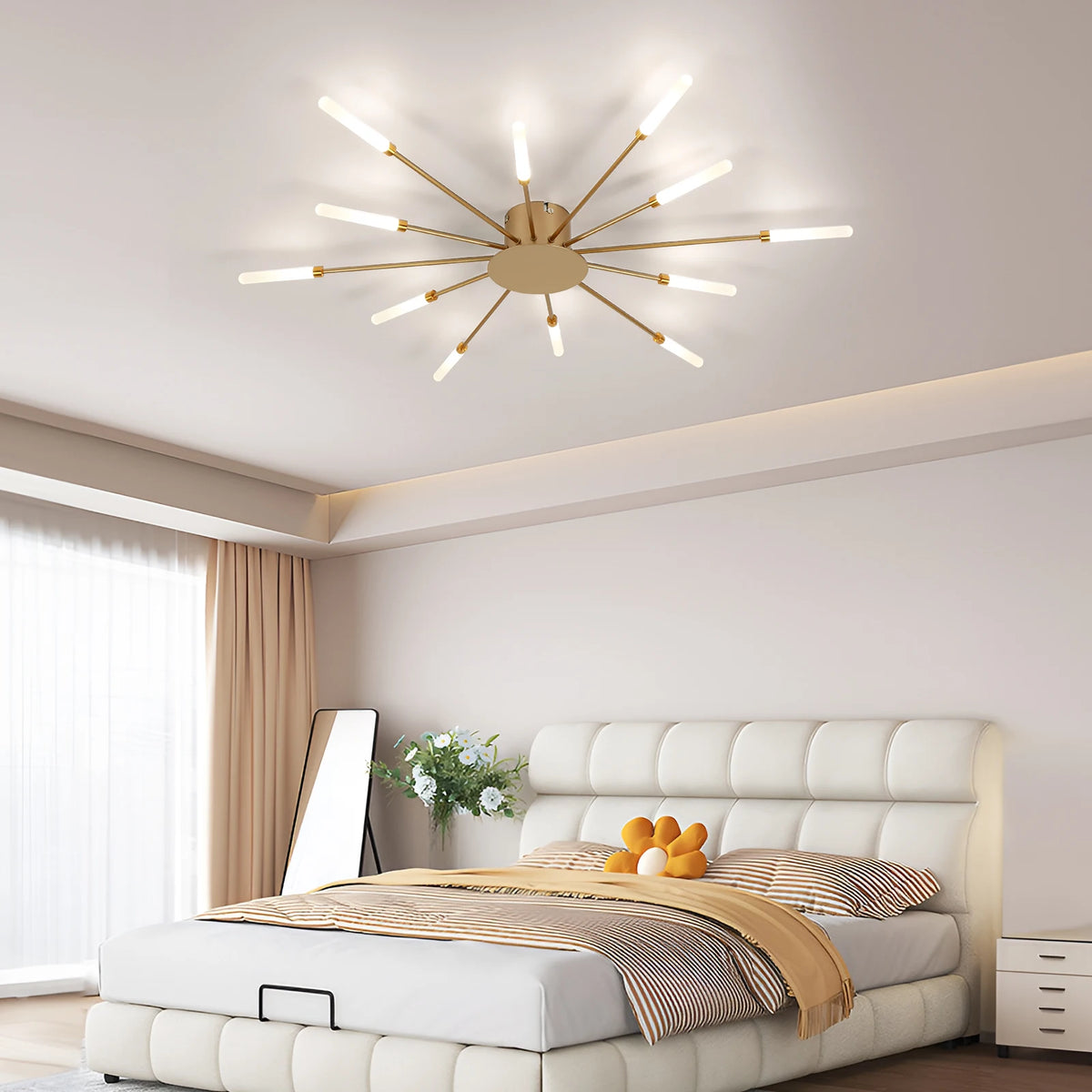 Le Solstice, plafonnier LED design or NOVALUSTRE, vue 3