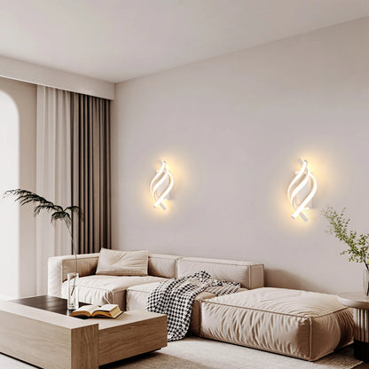 La Spirale – Applique Murale LED Blanche
