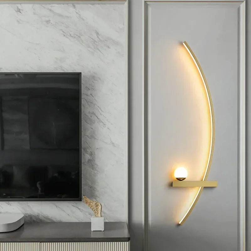 Le Ruban – Applique LED à Rayures Lumineuses