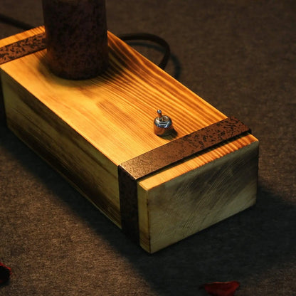 Le Brut – Lampe de Chevet en Bois Massif
