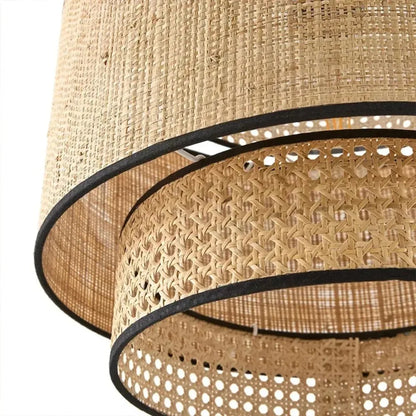 Le Duo Lin – Suspension Tissée Beige 40cm