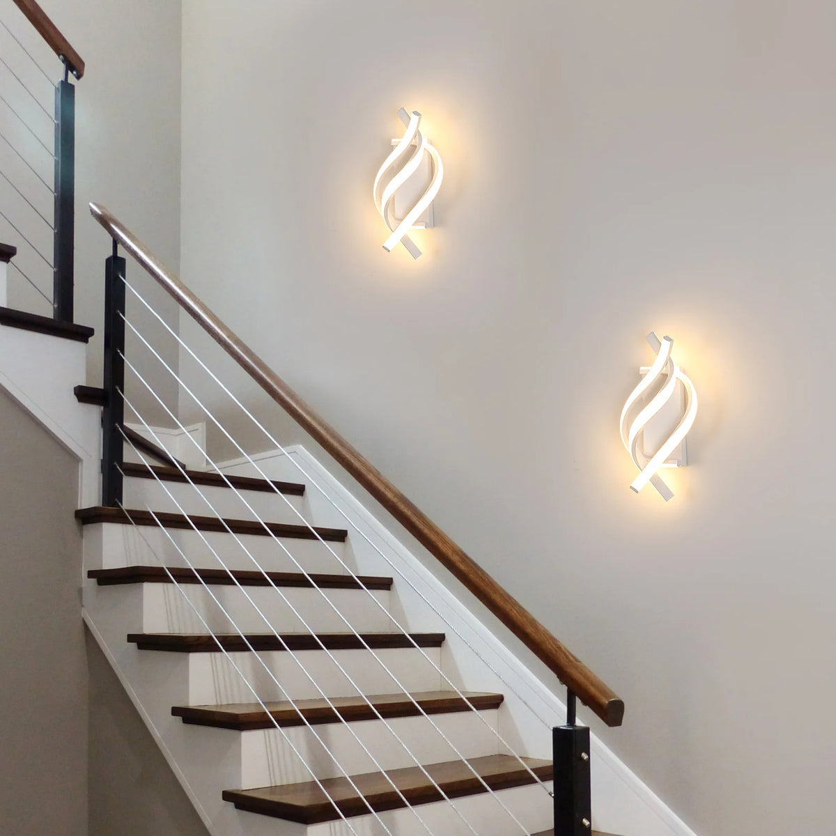 La Spirale – Applique Murale LED Blanche