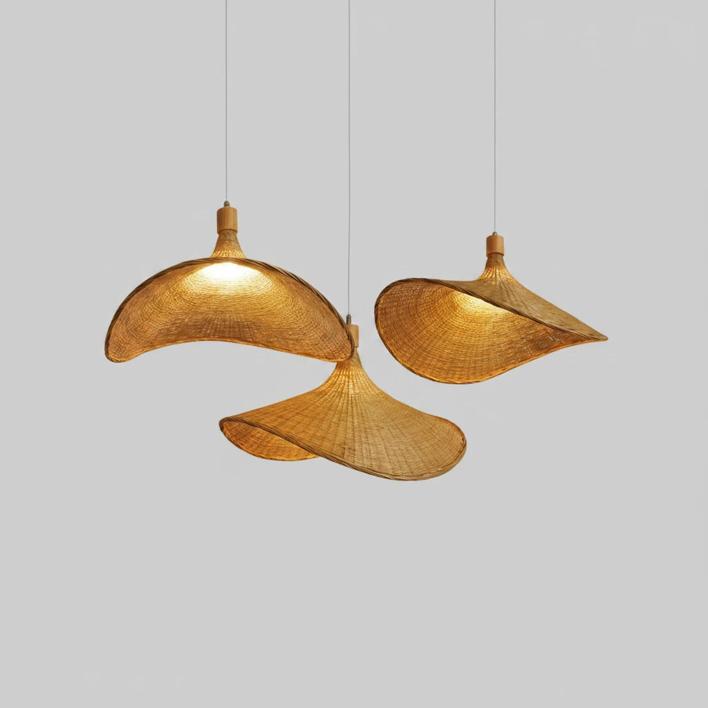 Le Bambou Classique – Suspension Tressée 50cm