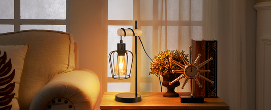 La Cage – Lampe de Chevet Industrielle